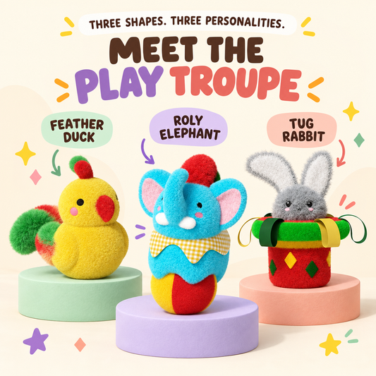 Roly-Poly Plush Tug Toy product view