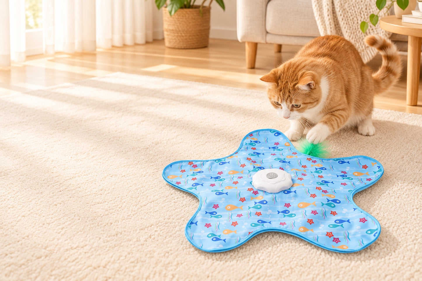 Starry Pounce Interactive Cat Toy