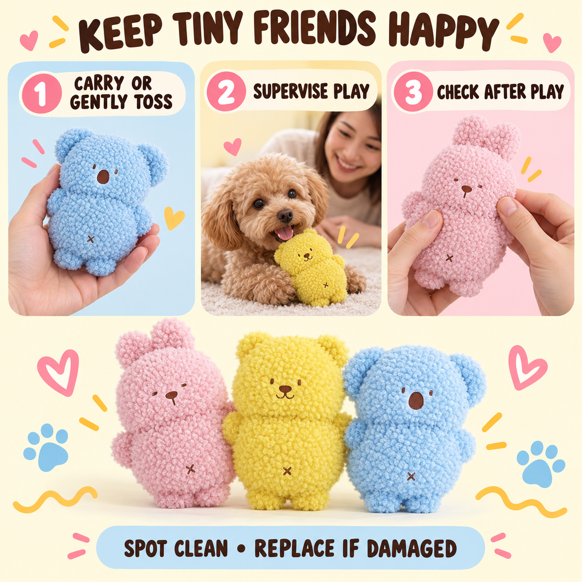 Cuddle Pop Plush Companion play and care guide