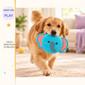 Toss & Roar Plush Flying Disc in a playful lifestyle scene