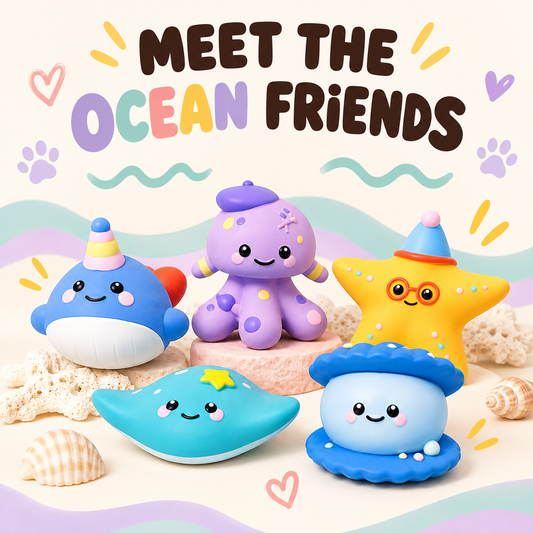 Ocean Friends Squeaky Toy product view