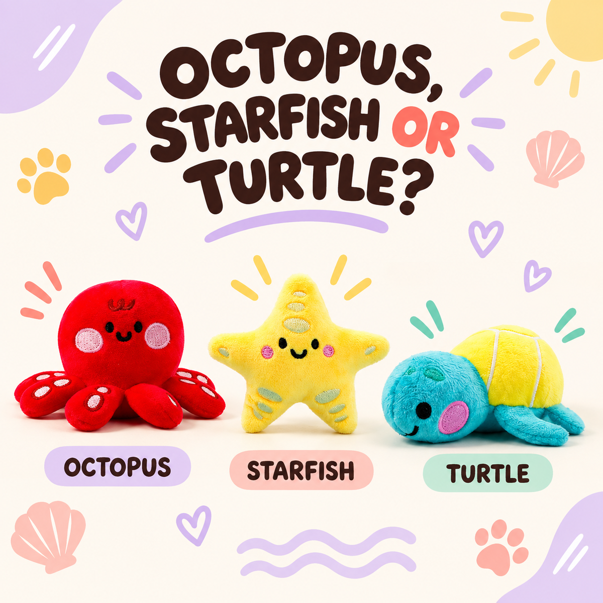 Beach Day Plush Squeaker product view