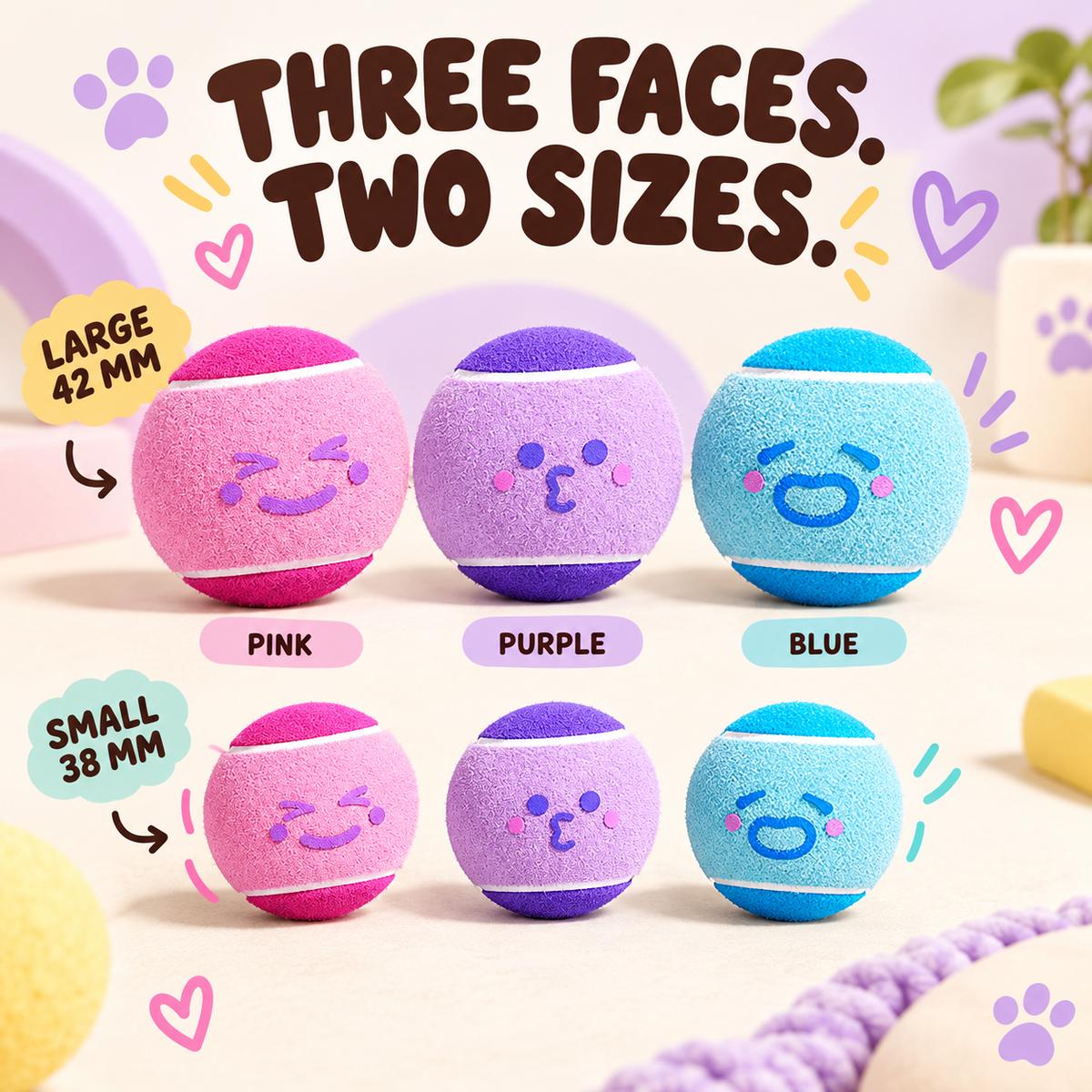 Smile Serve Tennis Ball product view