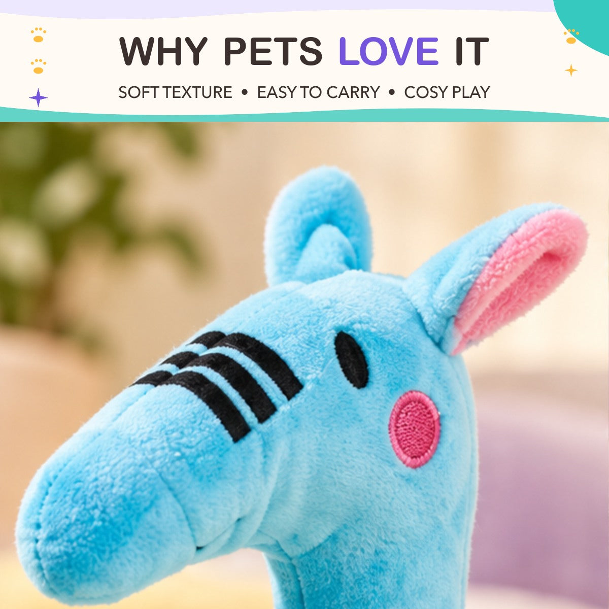 Woodland Longneck Plush Toy key features