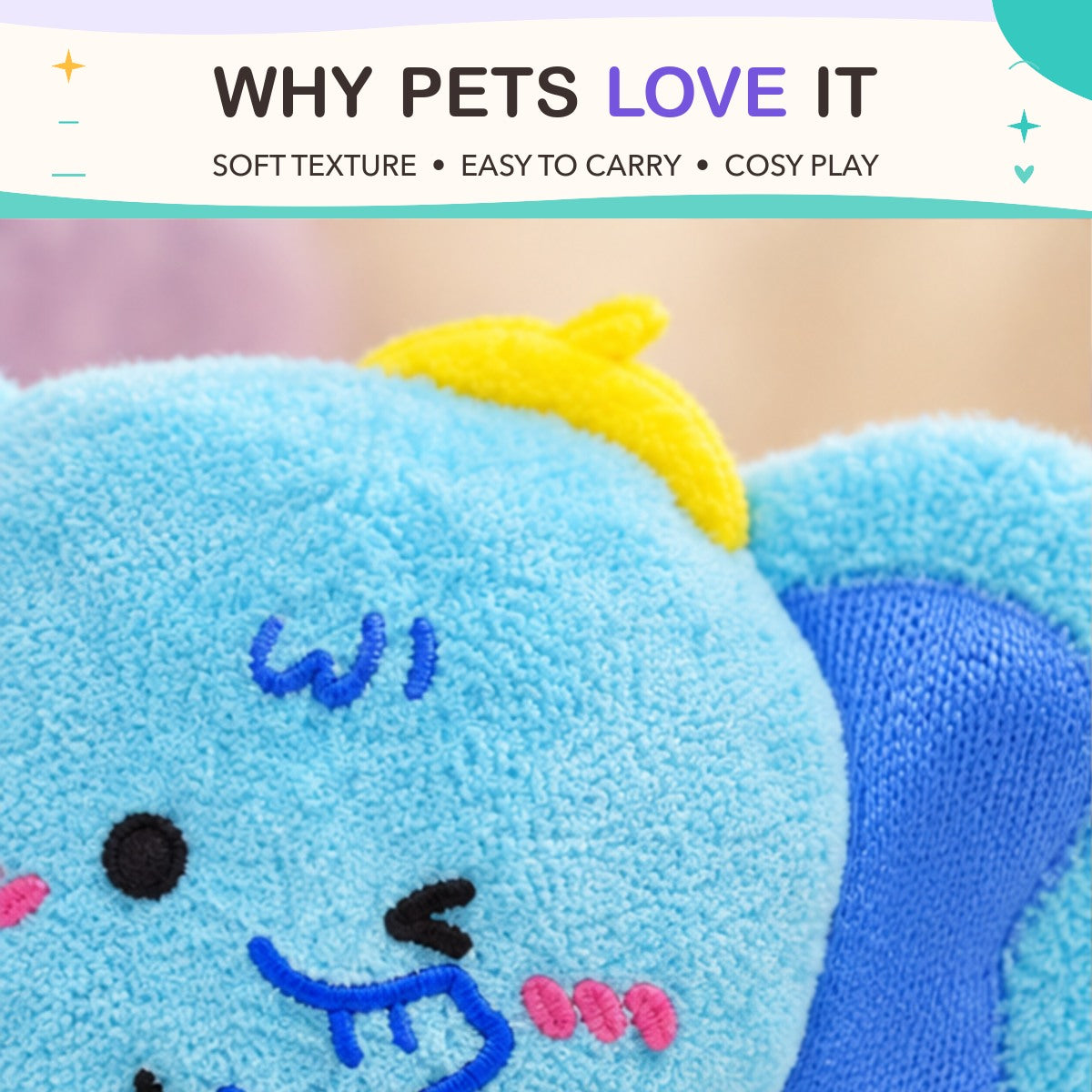 Pocket Pals Plush Ball key features