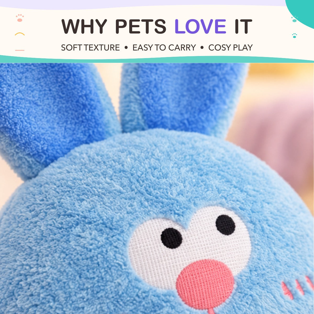 Hop & Hug Plush Ball key features
