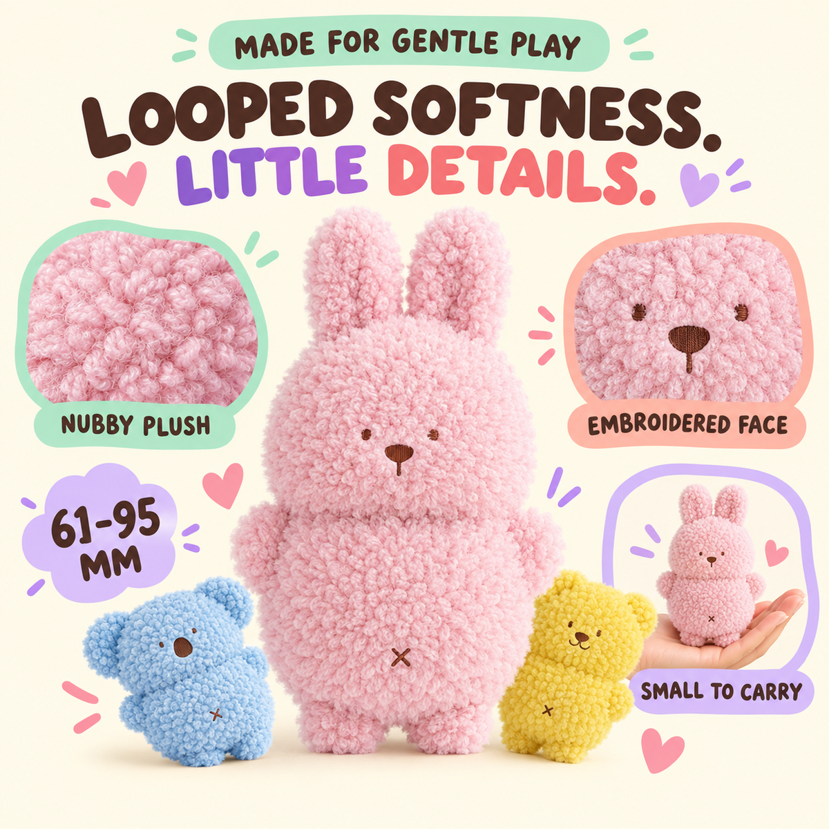 Cuddle Pop Plush Companion key features