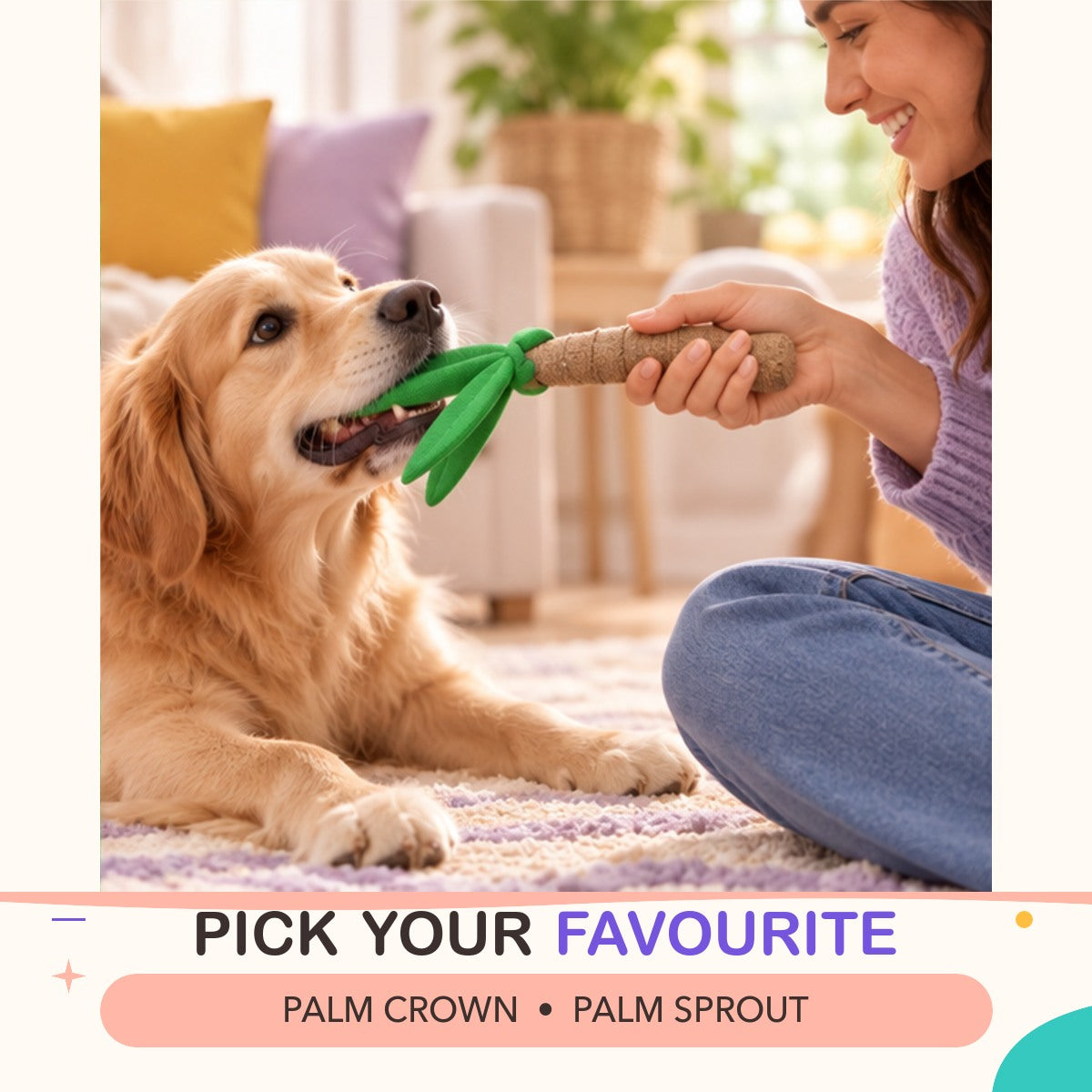 Palm Play Chew Stick available variants and scale