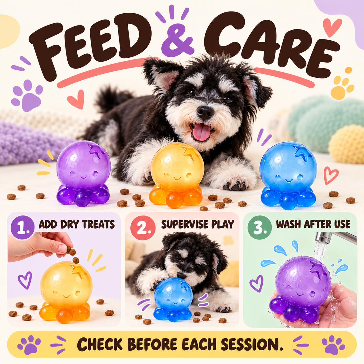 Wobble Pop Treat Ball feeding and care guide