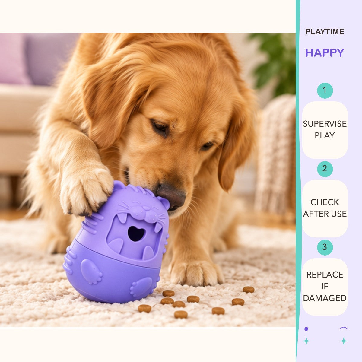 Snack Wobble Treat Dispenser play and care guide