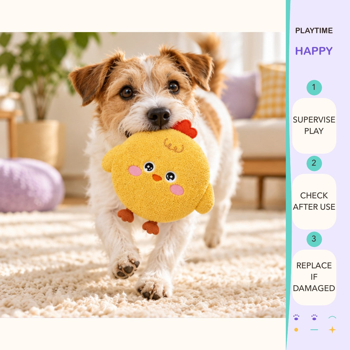 Sunny Trio Plush Flying Disc play and care guide