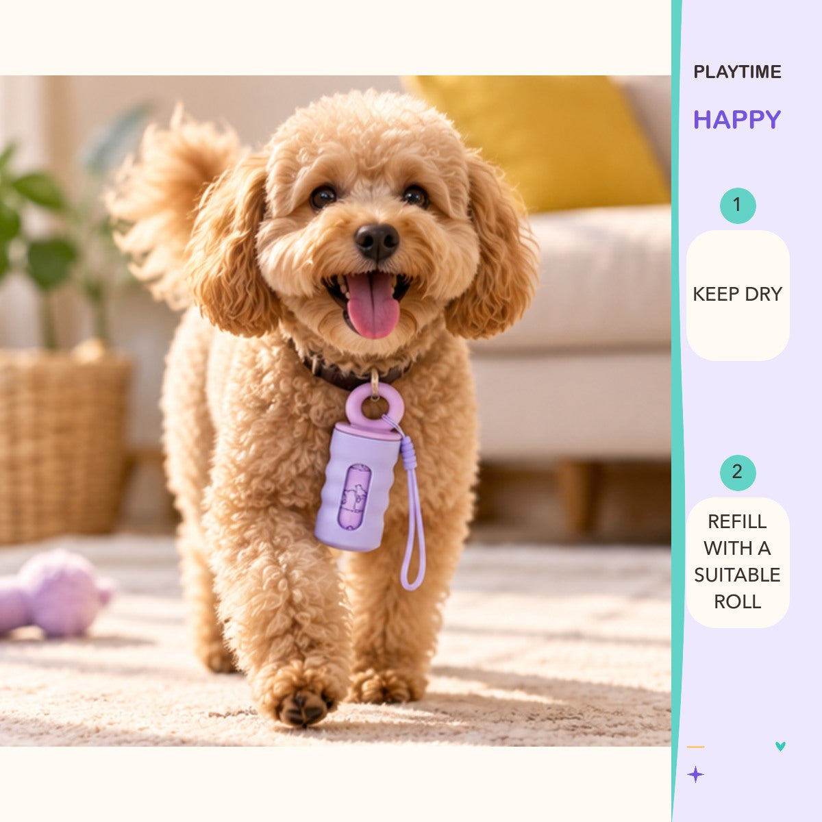 Poop Pal Bag Dispenser play and care guide