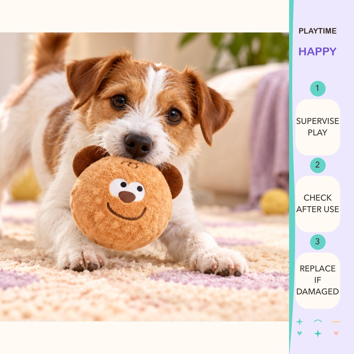 Hop & Hug Plush Ball play and care guide