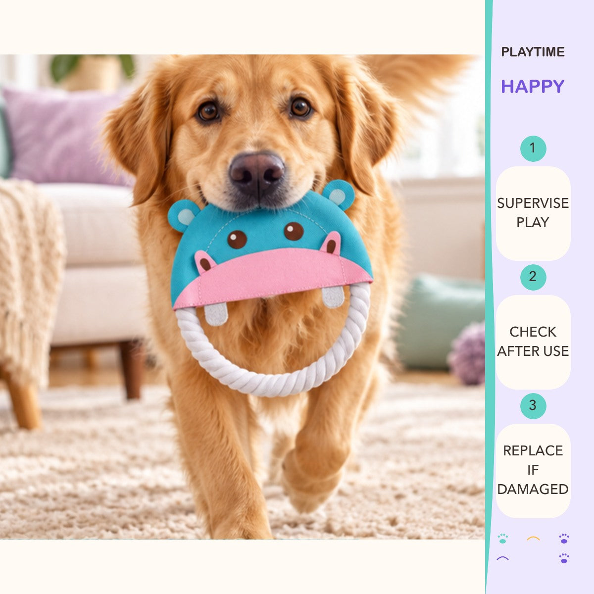 Splash & Tug Flying Ring play and care guide