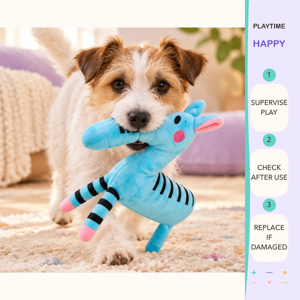 Woodland Longneck Plush Toy play and care guide
