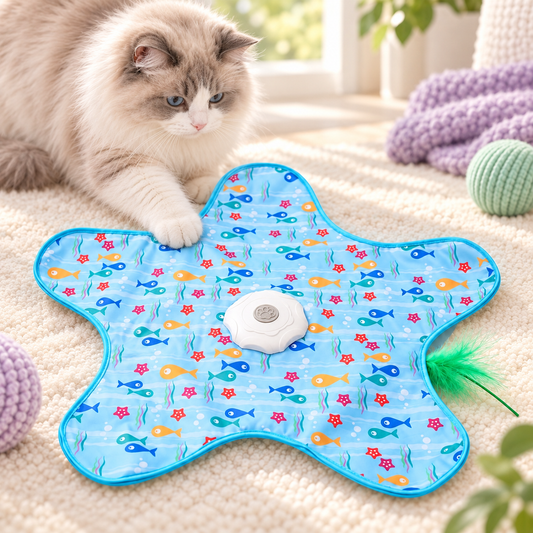 Starry Pounce Interactive Cat Toy — hero lifestyle