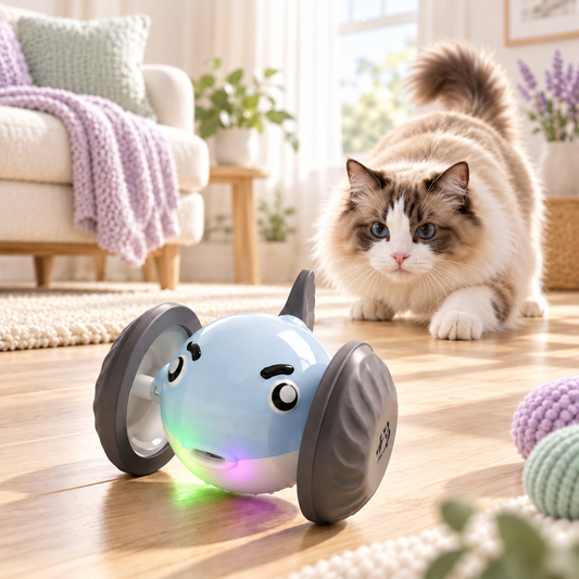 Wheelie Wonder Self-Moving Cat Toy — hero